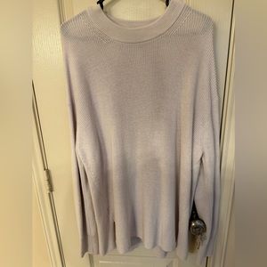 Lululemon Merino Wool/ Cotton Blend Sweater Sz 12